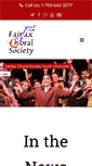 Mobile Screenshot of fairfaxchoralsociety.org